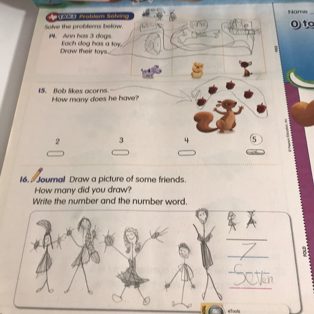 Envision Math Texas Grade 1 Consumable Workbook - Picture 5 of 5